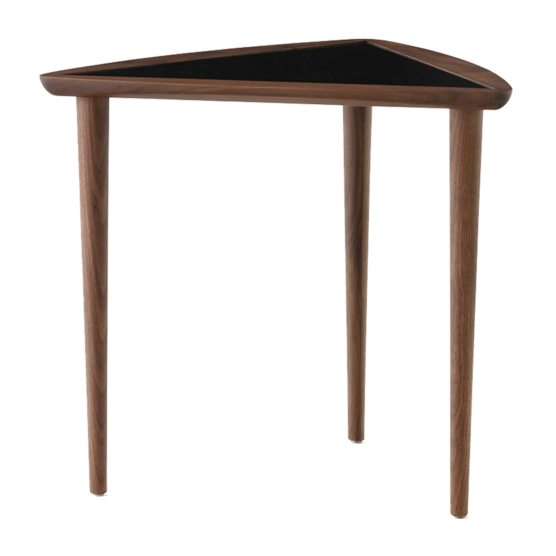 Mesita Umanoff nesting side table, Walnut-black Audo Copenhagen