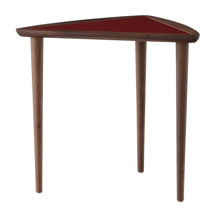 Mesita Umanoff nesting side table - Walnut-burgundy - Audo Copenhagen