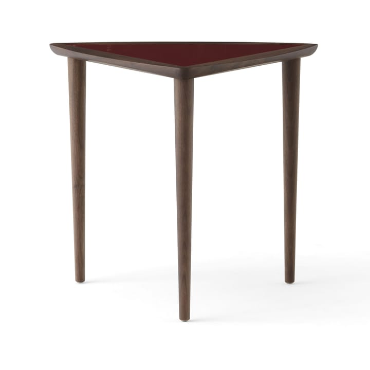 Mesita Umanoff nesting side table, Walnut-burgundy Audo Copenhagen
