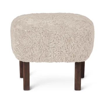 Otomana Ingeborg - Piel de cordero moonlight-pata de roble ahumado - Audo Copenhagen