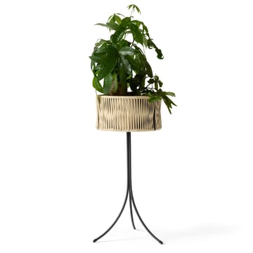 Pedestal para plantas Umanoff ratán-acero - h69 cm Ø36,5 cm - Audo Copenhagen