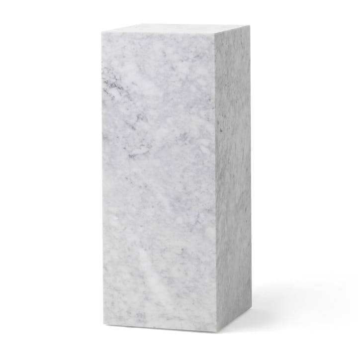 Pedestal Plinth Pedestal - Carrara - Audo Copenhagen