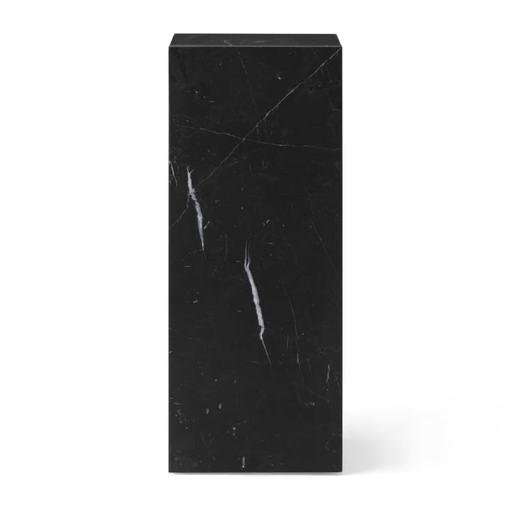 Pedestal Plinth Pedestal, Nero Marquina Audo Copenhagen
