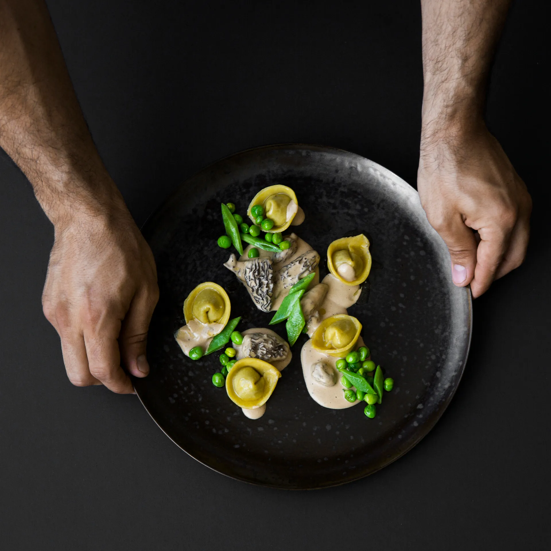 Plato de comida Norm Ø23 cm, Dark Glazed Audo Copenhagen