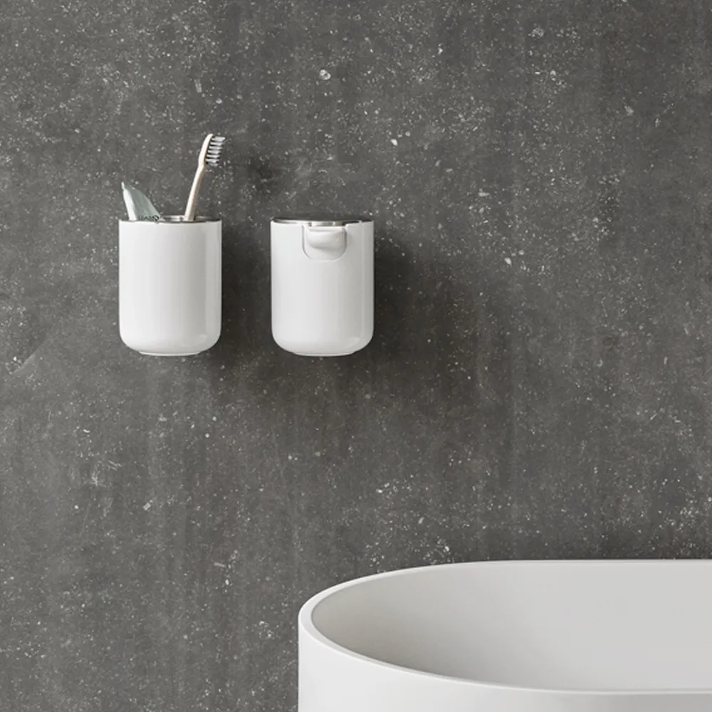 Portacepillos de dientes, Negro, colgado en pared Audo Copenhagen