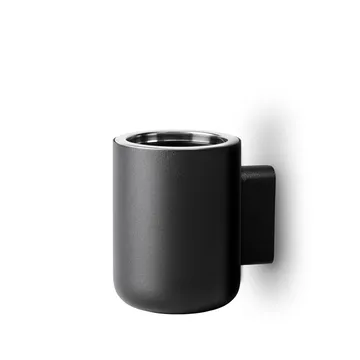 Portacepillos de dientes - Negro, colgado en pared - Audo Copenhagen