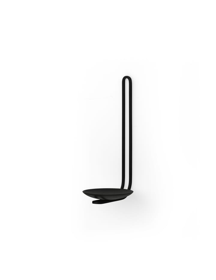 Portavelas de pared Clip 20 cm, Negro Audo Copenhagen