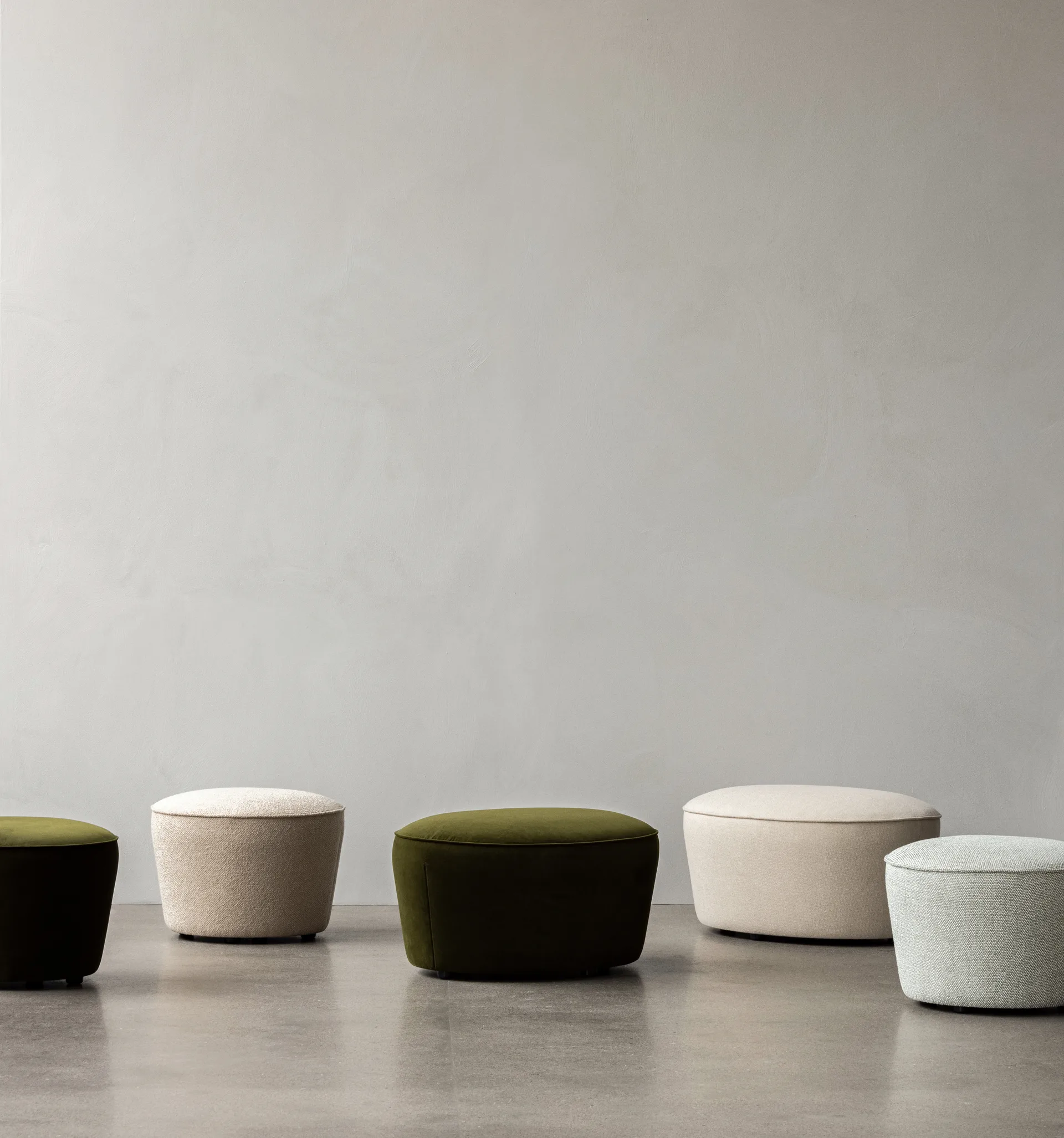 Puff Cairn Ø60 cm, Bouclé 02 Audo Copenhagen