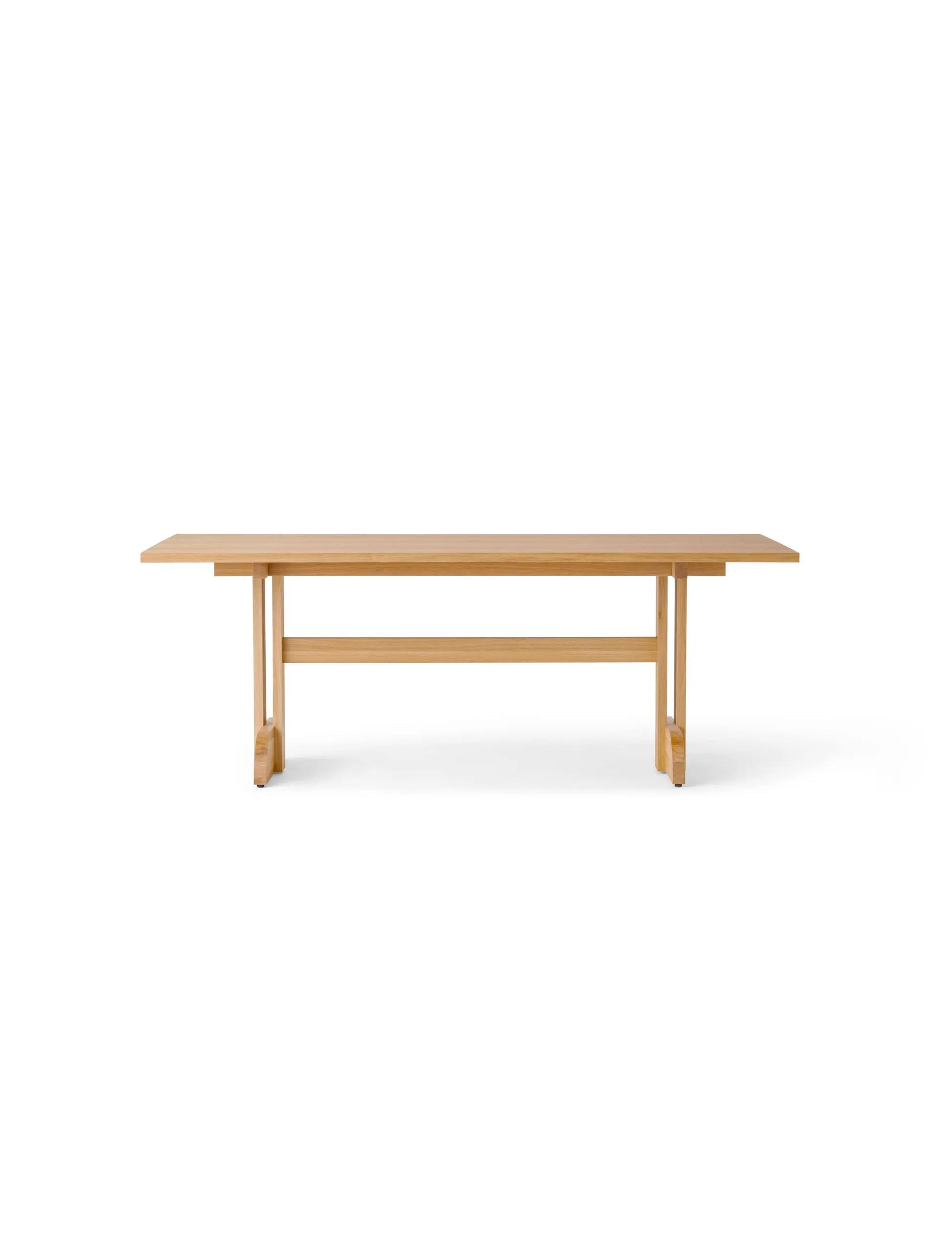 Puffin Dining Table chapada en roble natural, Chapado en roble natural, 200x95 cm Audo Copenhagen