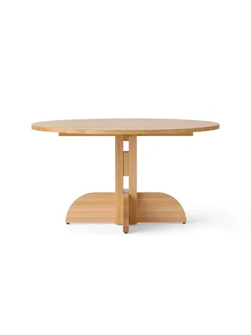 Puffin mesa de comedor de roble macizo natural - Roble natural, Ø140 cm - Audo Copenhagen