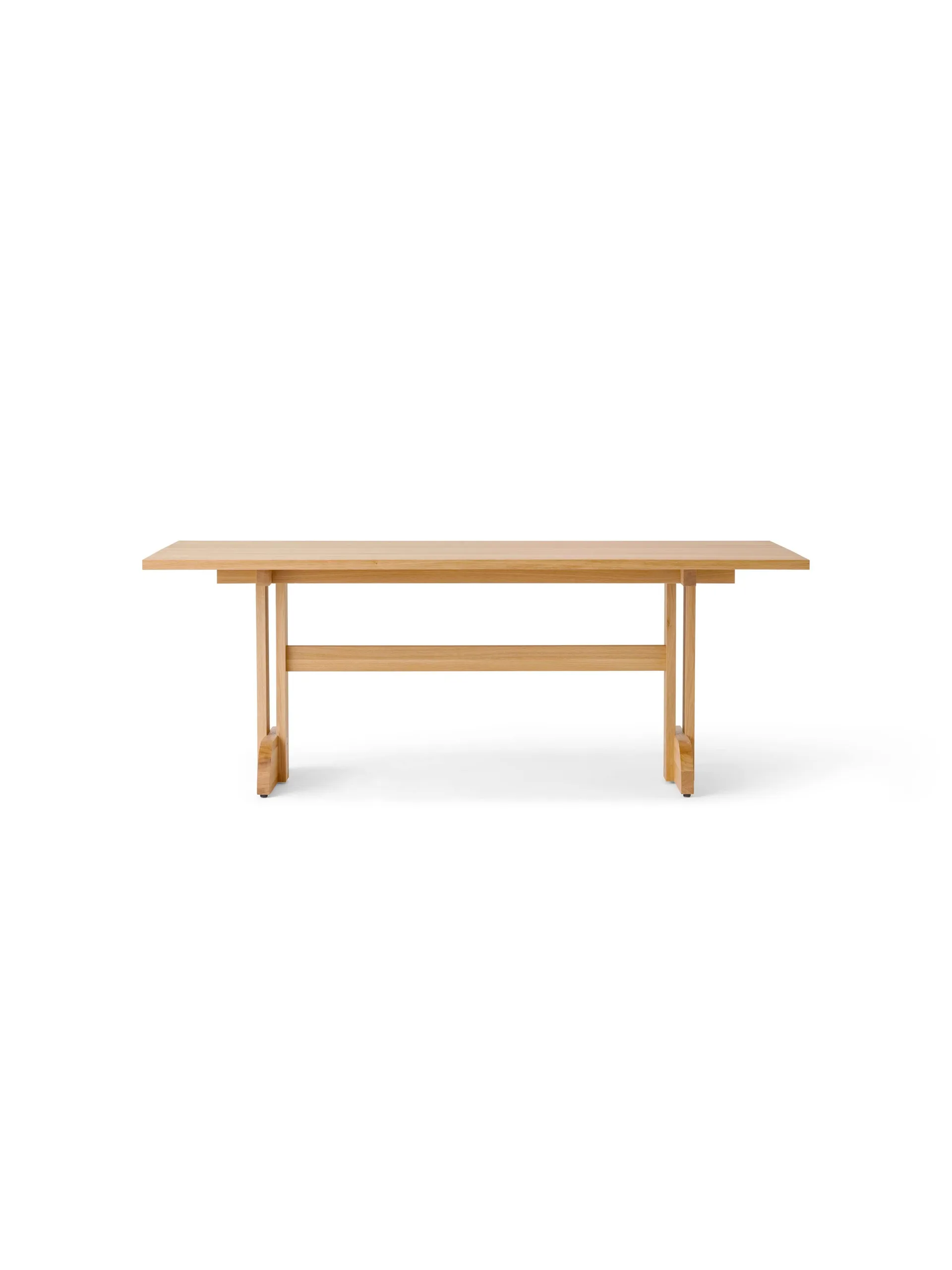 Puffin mesa de comedor de roble macizo natural, Roble natural, 200x95 cm Audo Copenhagen