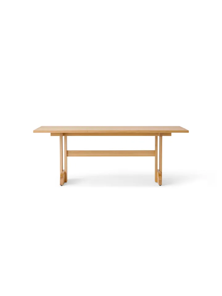 Puffin mesa de comedor de roble macizo natural - Roble natural, 200x95 cm - Audo Copenhagen