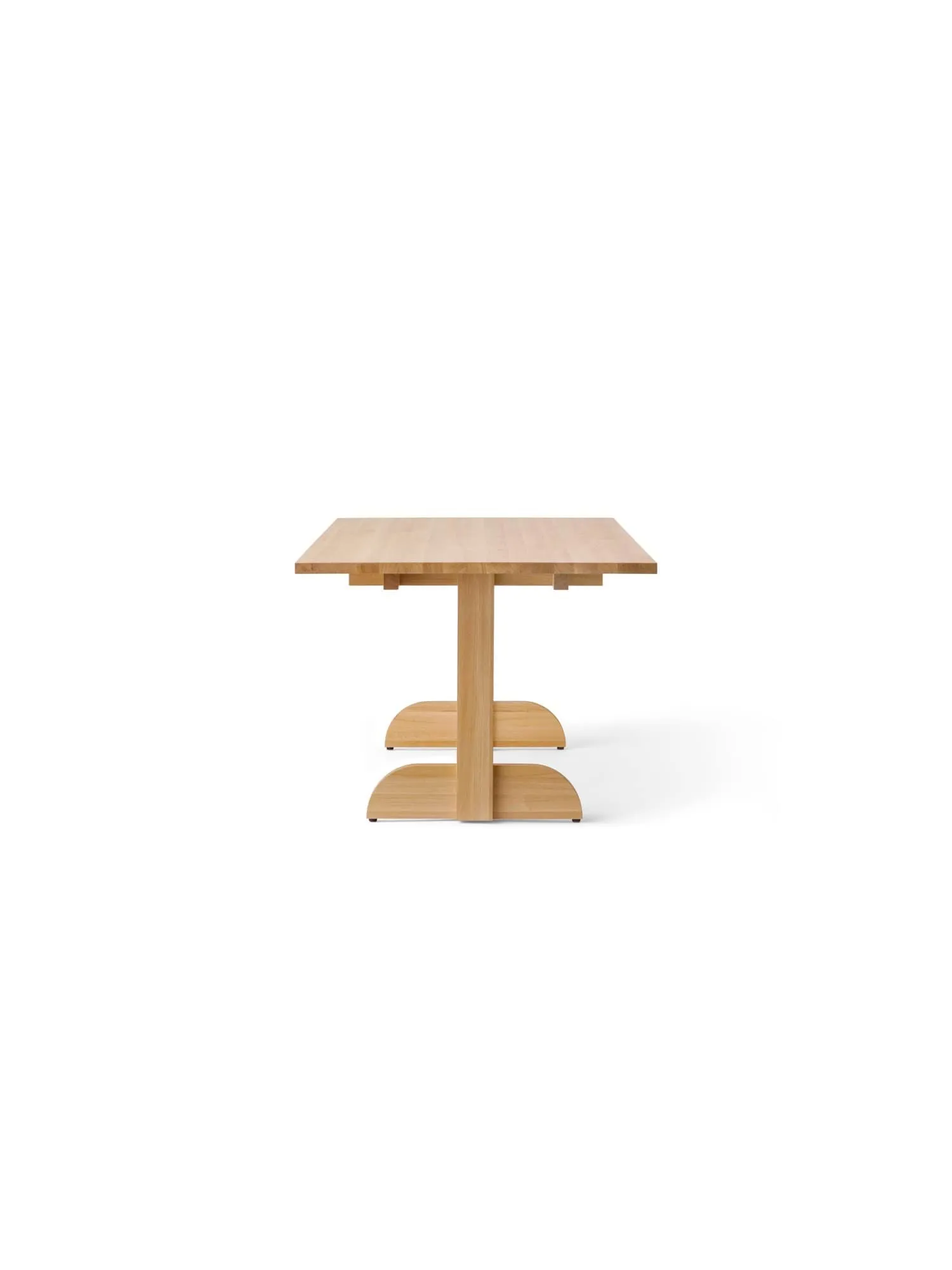 Puffin mesa de comedor de roble macizo natural, Roble natural, 200x95 cm Audo Copenhagen