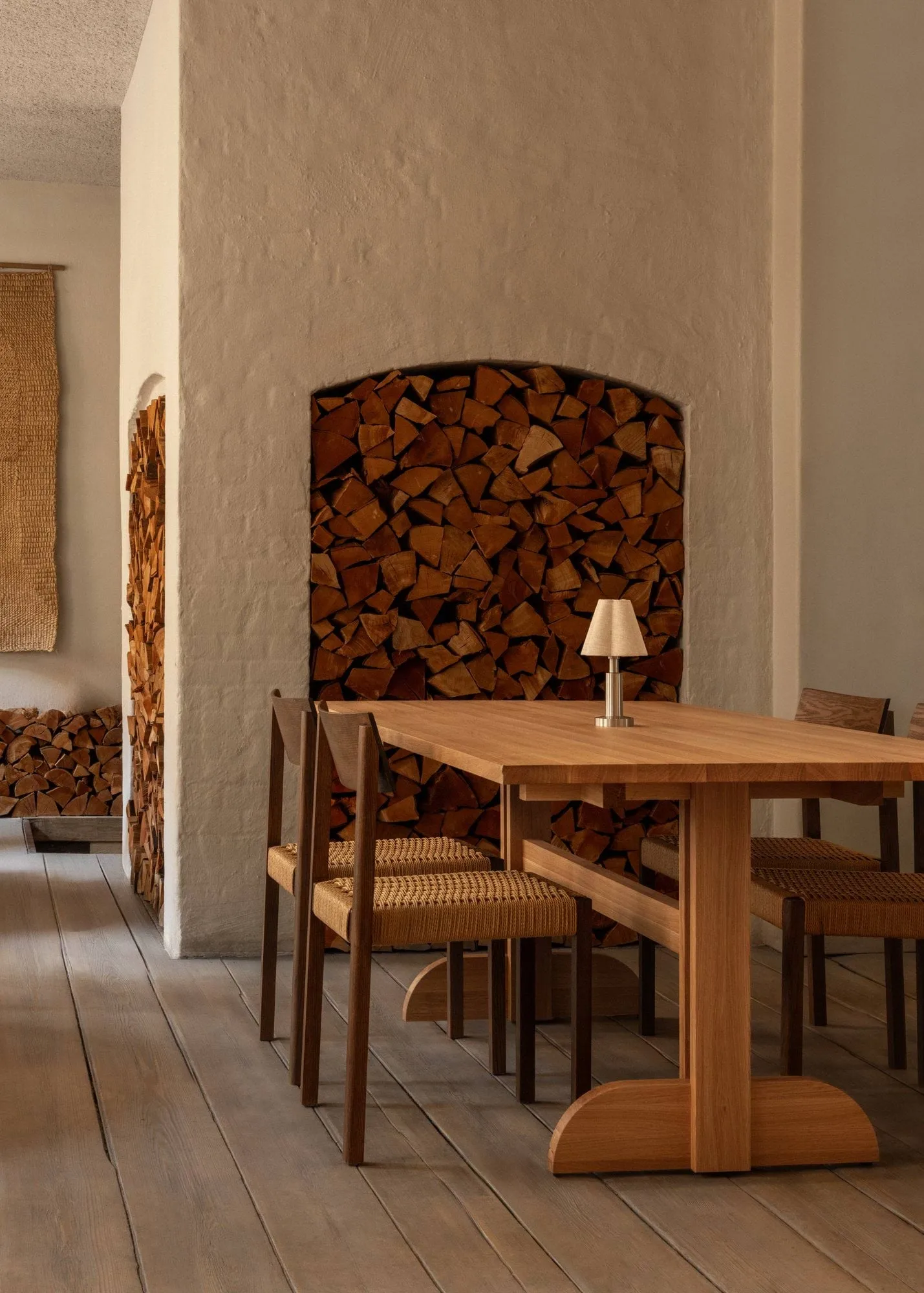 Puffin mesa de comedor de roble macizo natural, Roble natural, 200x95 cm Audo Copenhagen