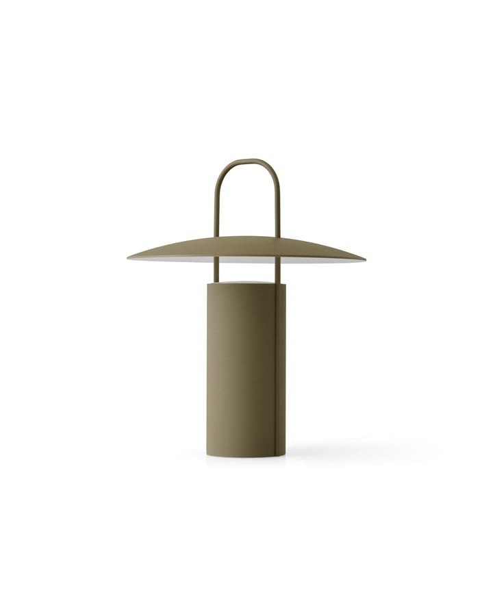 Ray Lámpara de mesa portátil, Dusty Green Audo Copenhagen