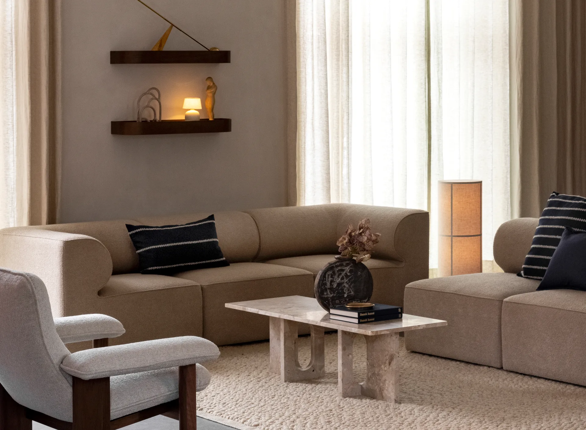 Repisa Epoch 79 cm, Roble teñido oscuro Audo Copenhagen