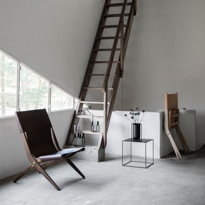 Saxe Sillón, Cuero natural, base de roble enjabonada Audo Copenhagen