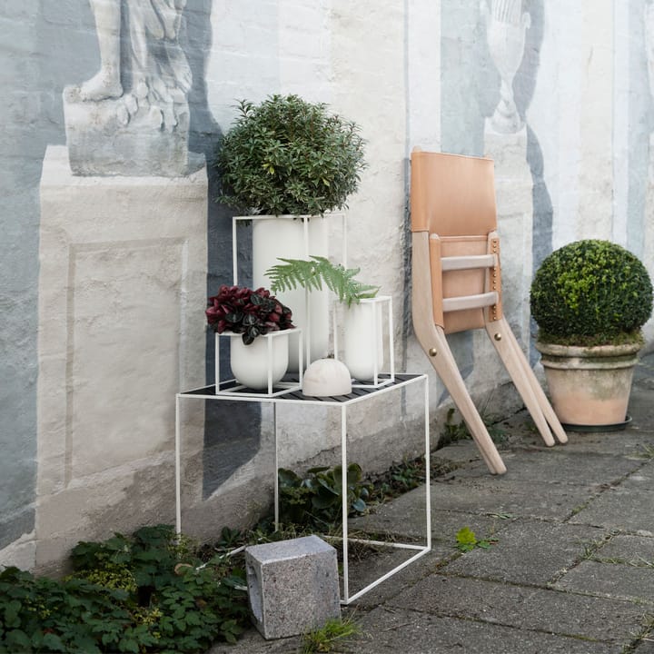 Saxe Sillón, Cuero natural, base de roble enjabonada Audo Copenhagen