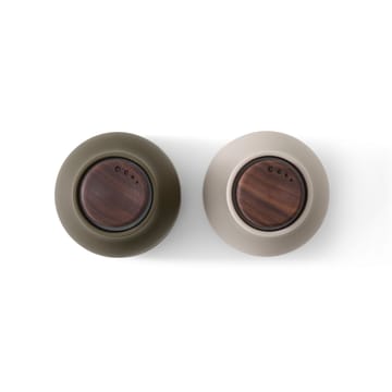 Set de 2 molinillos de especias Bottle Grinder Small - Hunting green-beige-nogal - Audo Copenhagen