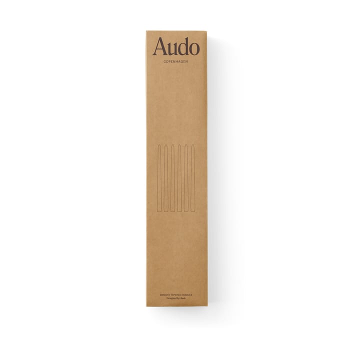 Set de 6 velas Spire 38 cm, Ivory Audo Copenhagen