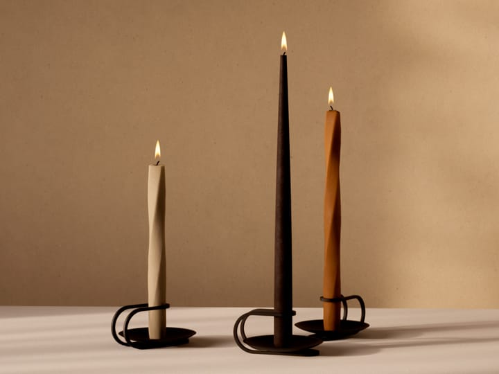 Set de 6 velas Spire 38 cm, Ivory Audo Copenhagen