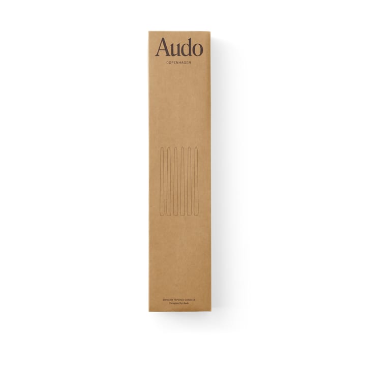 Set de 6 velas Spire 38 cm, Ochre Audo Copenhagen