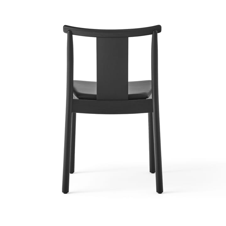 Silla con cojín de silla Merkur, Black-Dakar 0842 black Audo Copenhagen