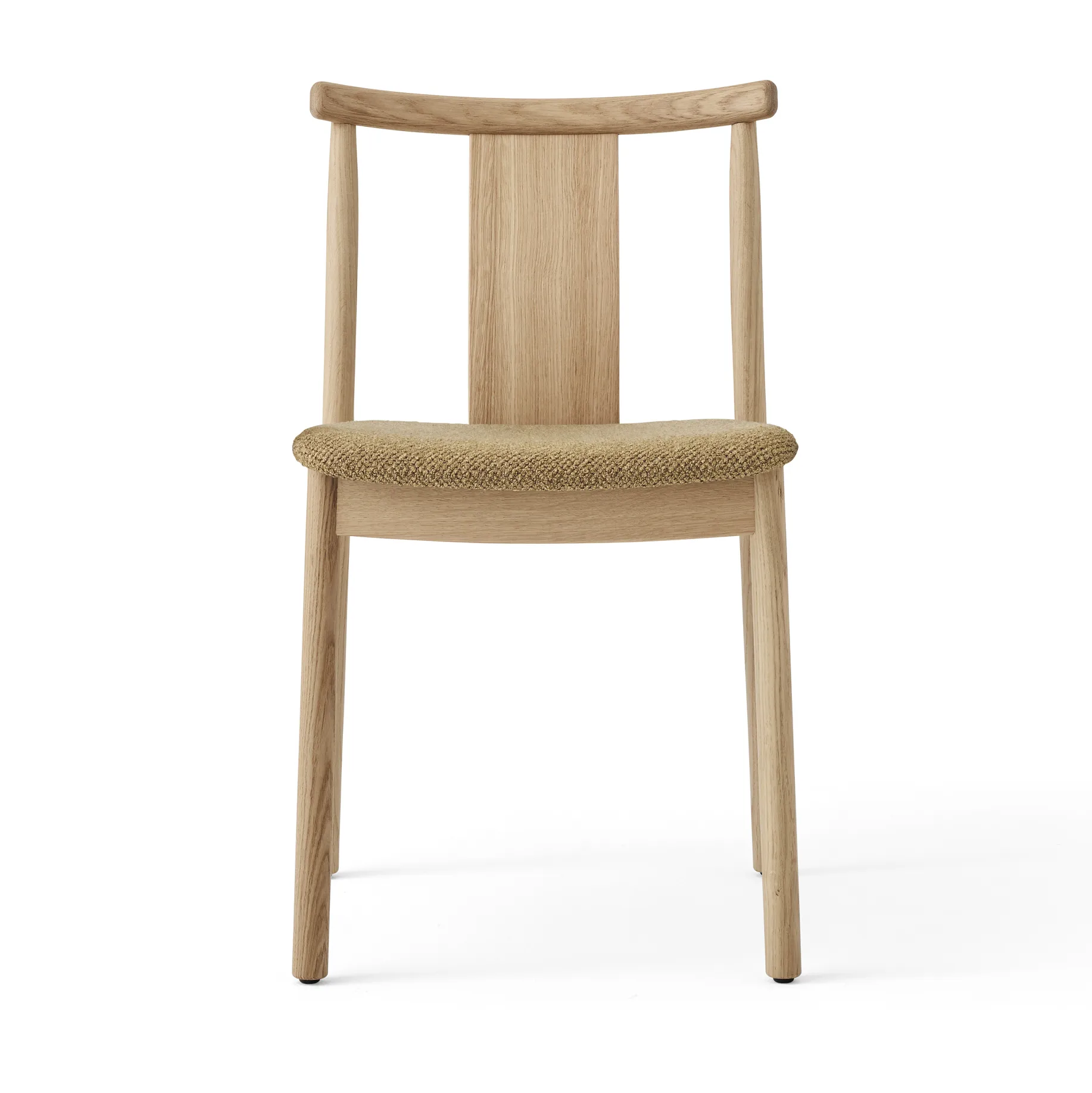 Silla con cojín de silla Merkur, Oak-Bouclé 06 gold Audo Copenhagen