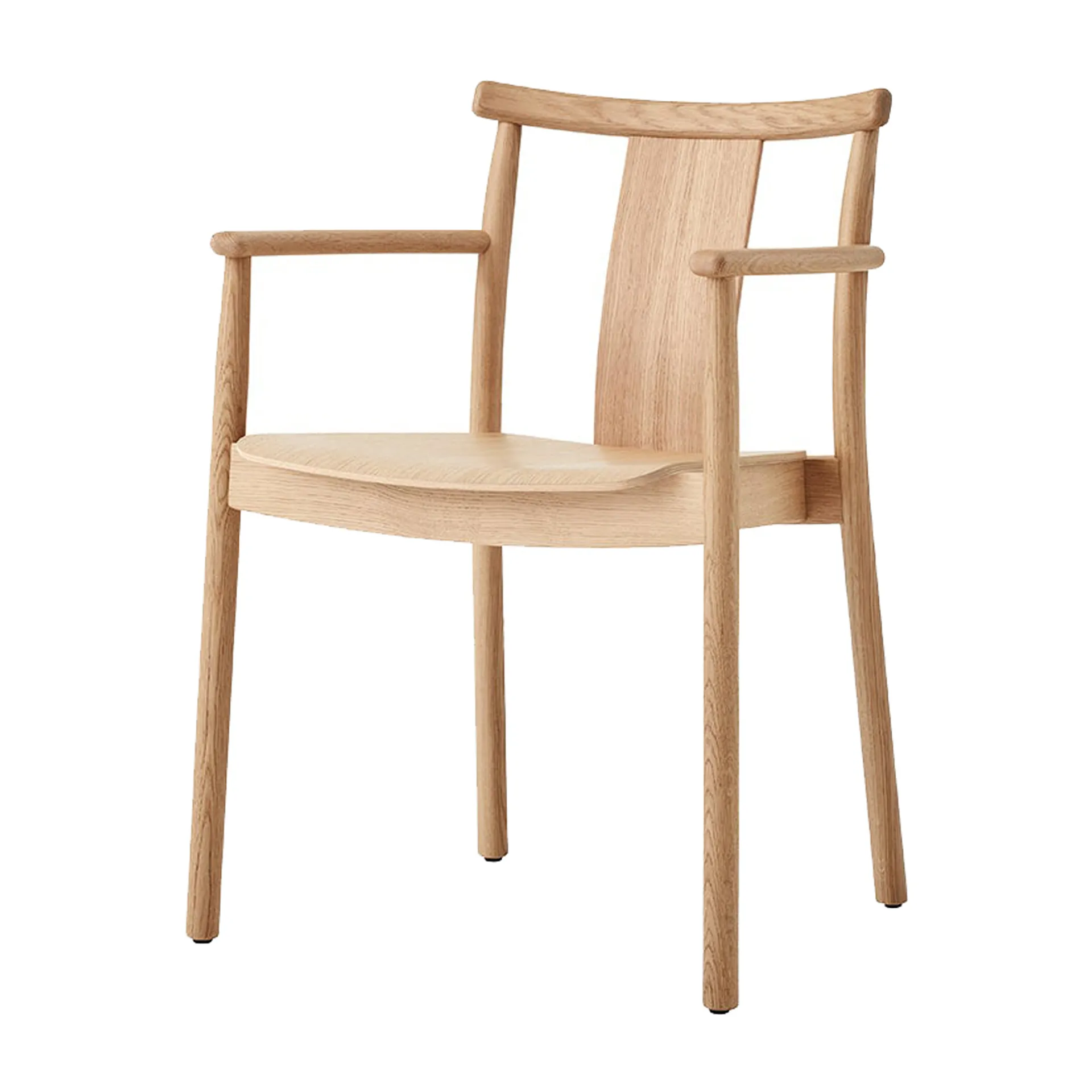 Silla con reposbrazo Merkur, Natural oak Audo Copenhagen