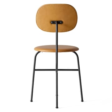 Silla de comedor Afteroom patas negras tapicería de cuero - Dakar 0250 - Audo Copenhagen