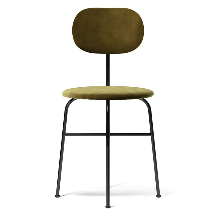 Silla de comedor Afteroom patas negras tapicería de terciopelo, City Velvet CA 7832/031 Audo Copenhagen