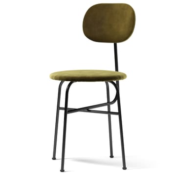 Silla de comedor Afteroom patas negras tapicería de terciopelo - City Velvet CA 7832/031 - Audo Copenhagen