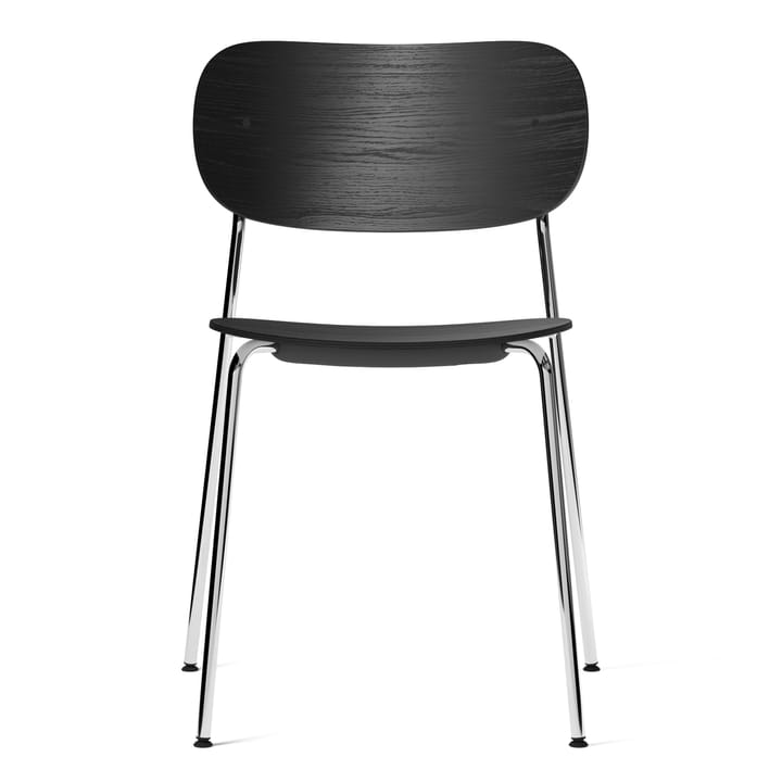 Silla de comedor Co patas cromadas - Roble negro - Audo Copenhagen