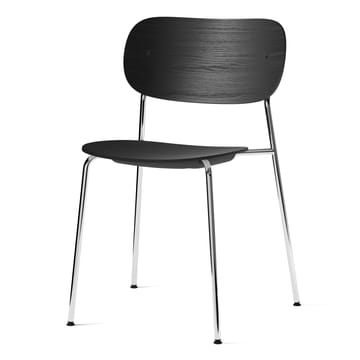 Silla de comedor Co patas cromadas - Roble negro - Audo Copenhagen