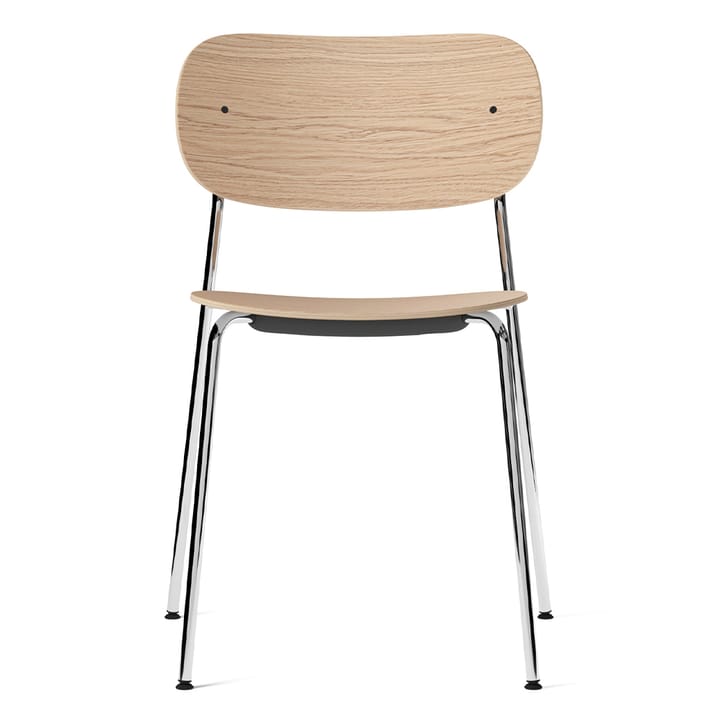 Silla de comedor Co patas cromadas - Roble - Audo Copenhagen