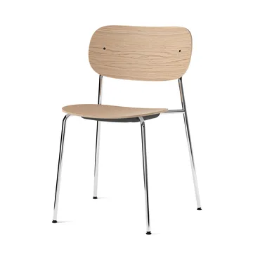 Silla de comedor Co patas cromadas - Roble - Audo Copenhagen