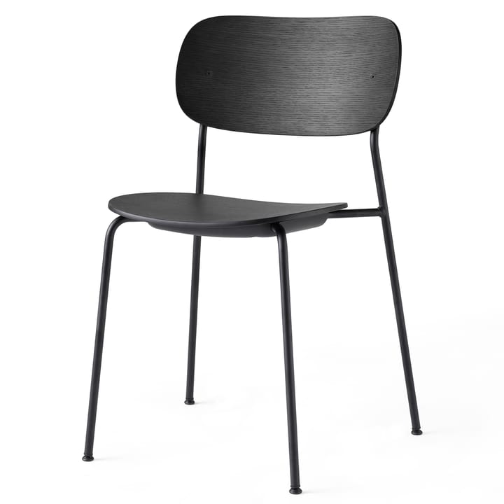 Silla de comedor con patas negras Co , roble negro Audo Copenhagen