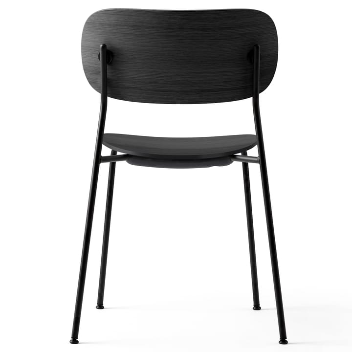 Silla de comedor con patas negras Co , roble negro Audo Copenhagen