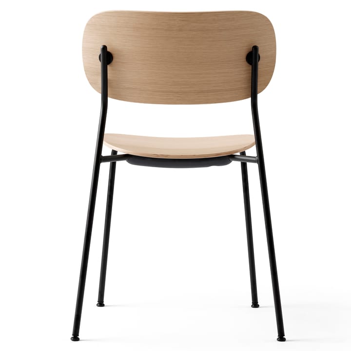 Silla de comedor con patas negras Co , Roble Audo Copenhagen