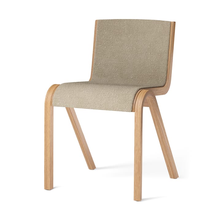 Silla tapizada Ready - Natural oak-Audo Bouclé 02 - Audo Copenhagen