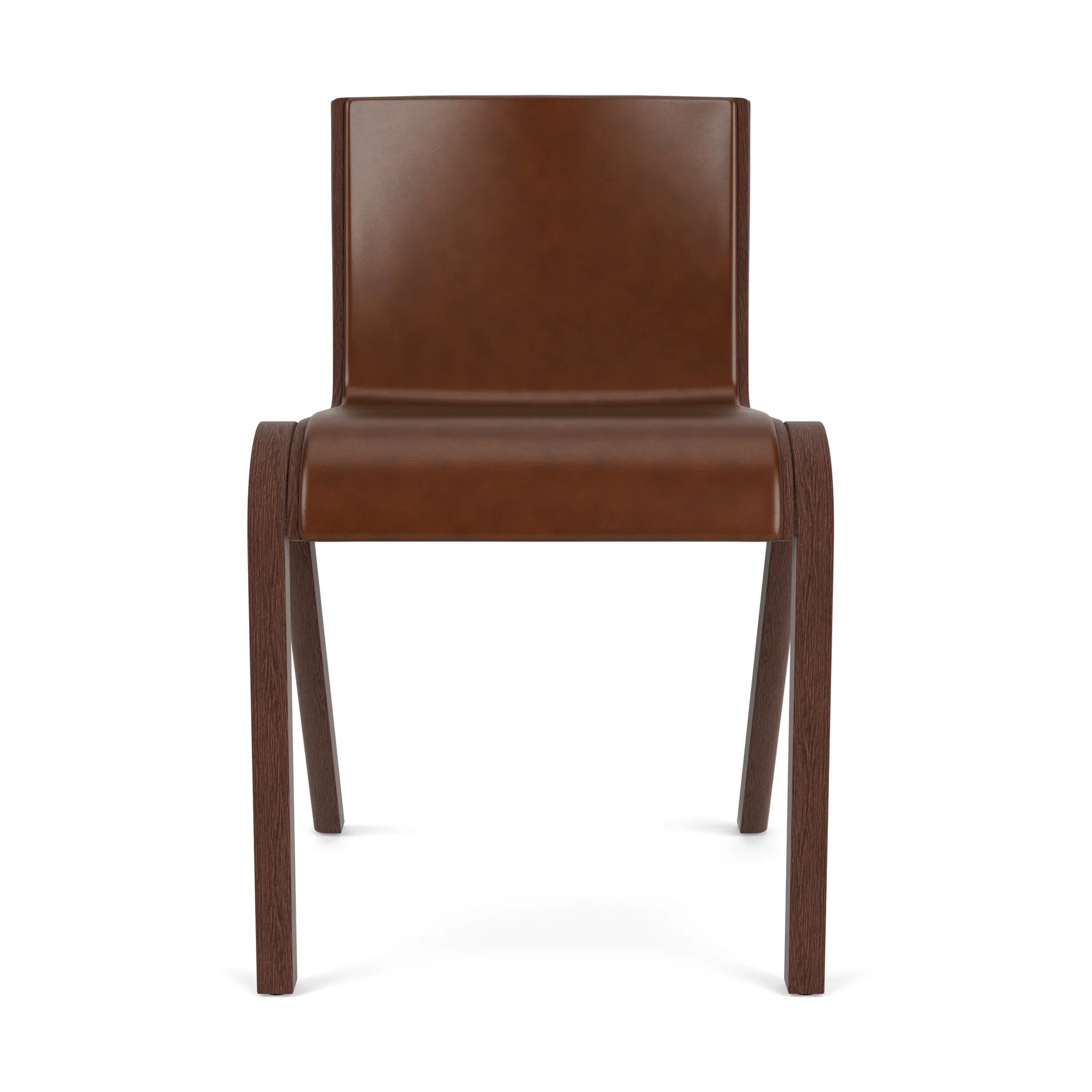 Silla tapizada Ready, Red oak-Dakar 0329 Brown Audo Copenhagen