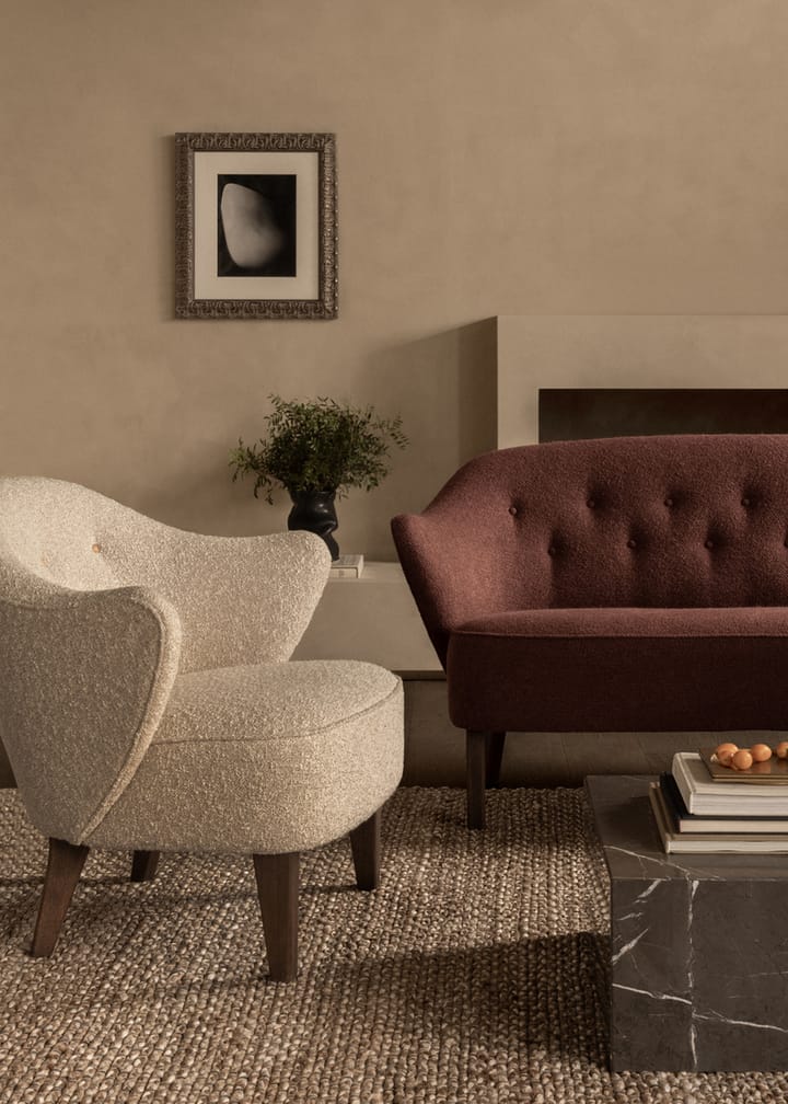 Sillón Ingeborg, Sahcozero beige-patas roble ahumado Audo Copenhagen