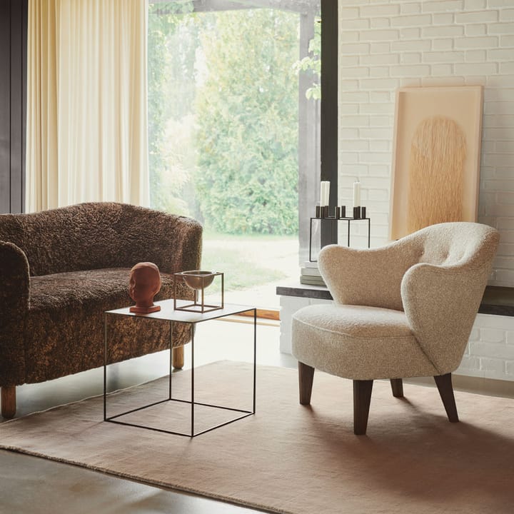 Sillón Ingeborg, Sahcozero beige-patas roble ahumado Audo Copenhagen