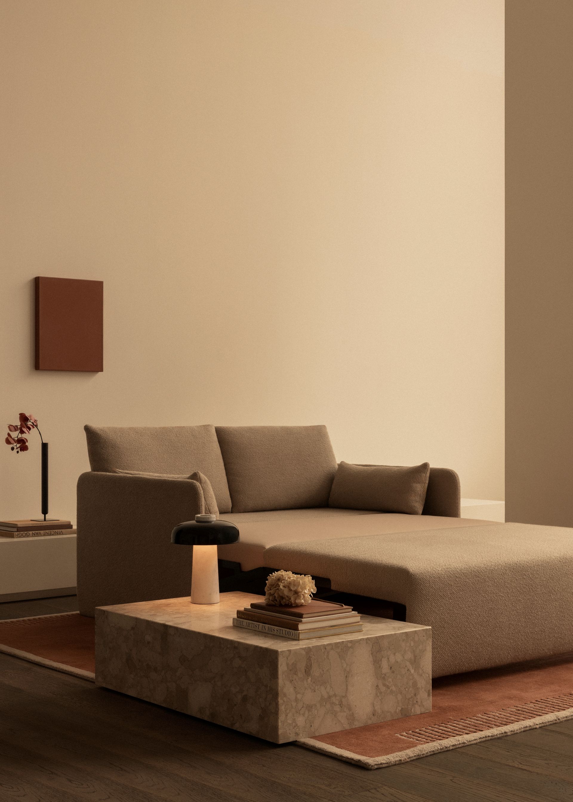 Sofá cama Offset 2 plazas, Logan Flint Audo Copenhagen