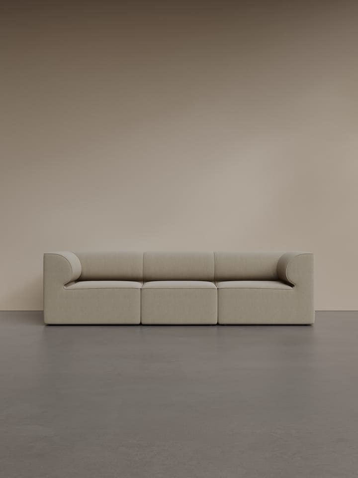 Sofá modular Eave 86 configuración 2, 3 plazas tela bouclé 02 beige Audo Copenhagen