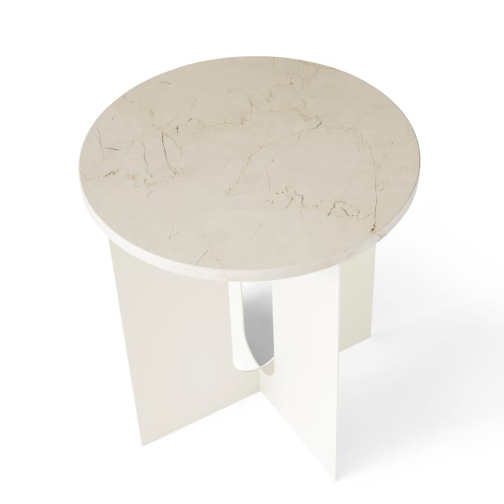 Tablero Androgyne para mesa auxiliar Ø42 cm - Blanco marfil - Audo Copenhagen