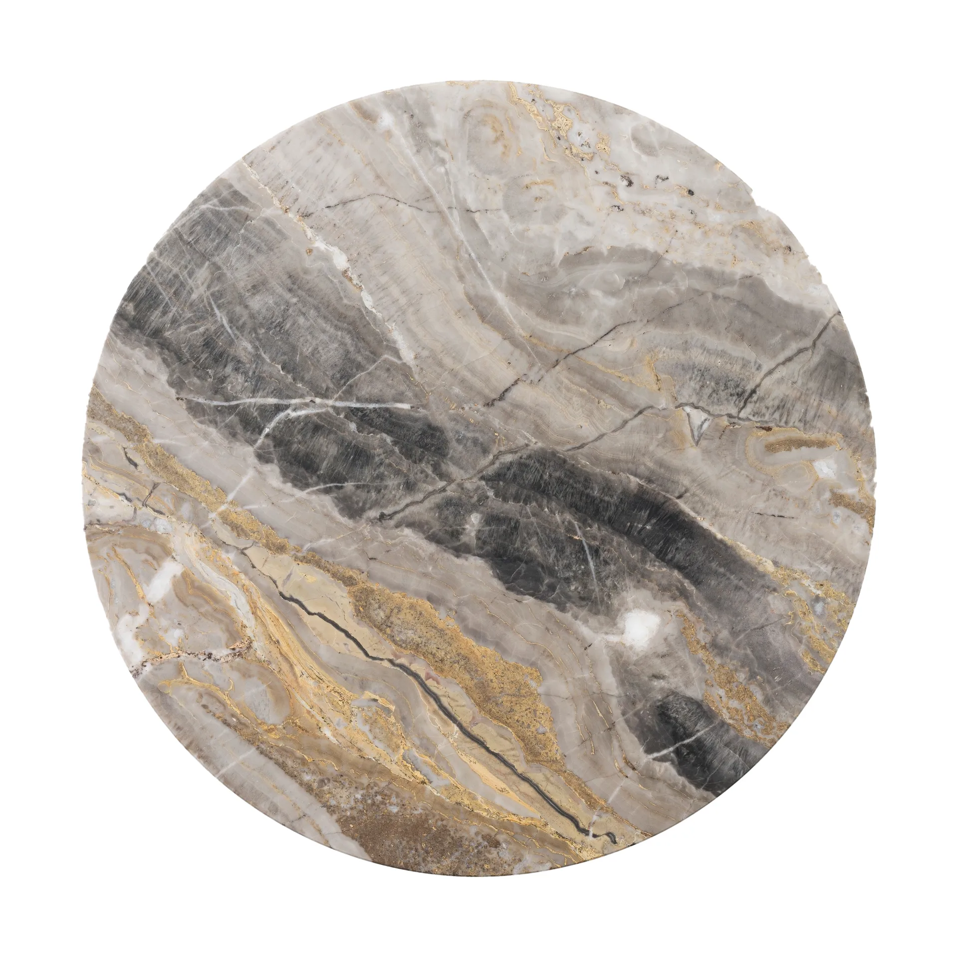 Tablero Androgyne para mesa auxiliar Ø42 cm, Grey galaxy Audo Copenhagen