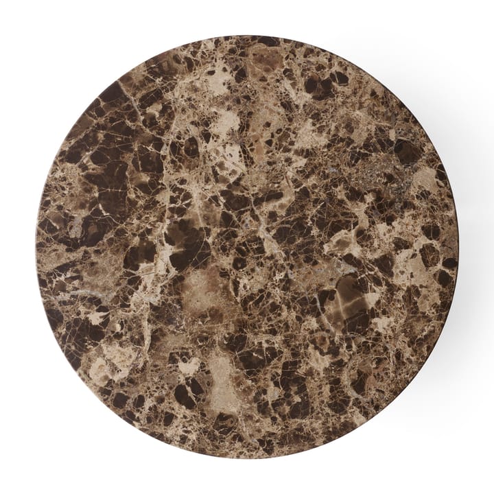 Tablero Androgyne para mesa auxiliar Ø42 cm, Marrón emperador Audo Copenhagen