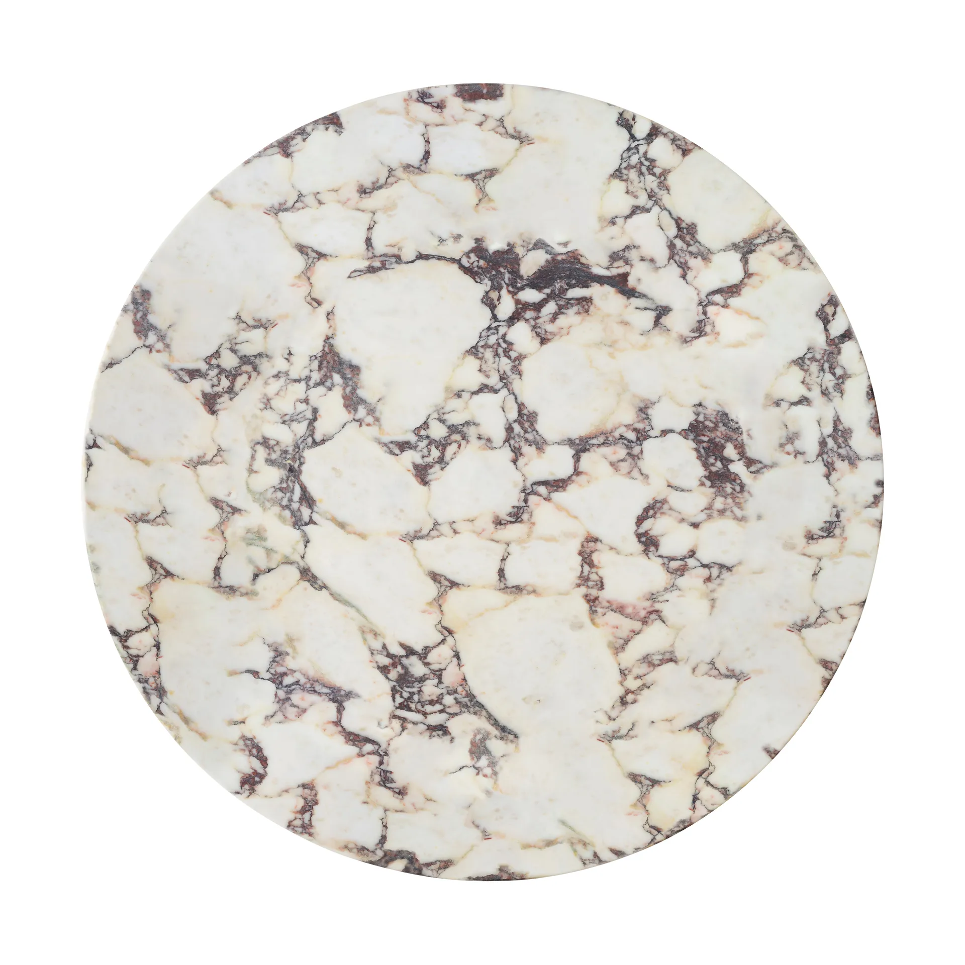 Tablero Androgyne para mesa auxiliar, Calacatta Viola, Ø65 cm Audo Copenhagen