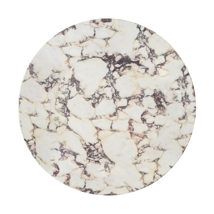 Tablero Androgyne para mesa auxiliar - Calacatta Viola, Ø65 cm - Audo Copenhagen